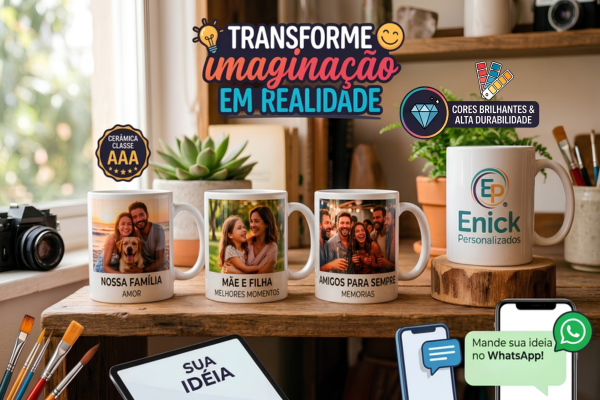 Sua Ideia, Nossa Caneca 💡