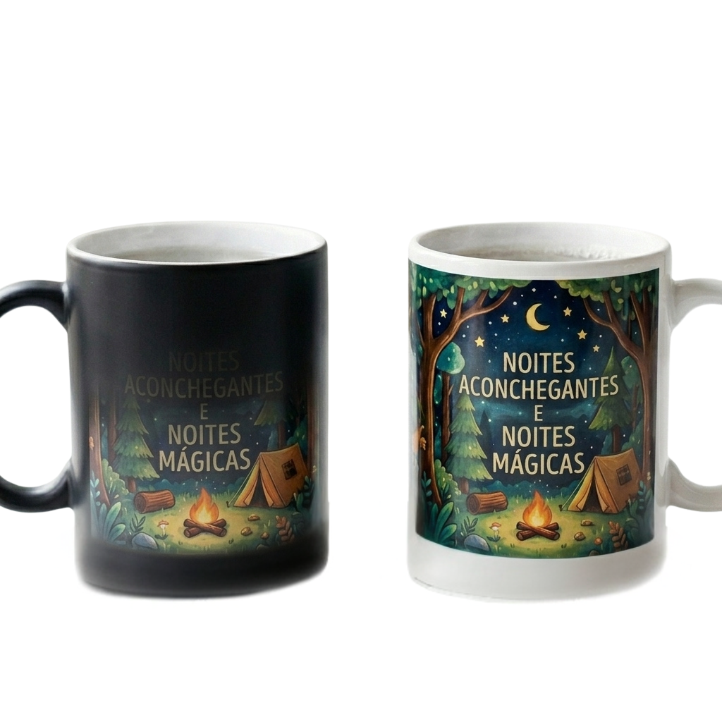 Caneca Mágica Personalizada Envie Sua Arte Revelação Térmica 325ml